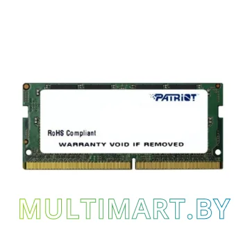 Оперативная память Patriot Signature Line 4GB DDR4 SODIMM PC4-19200 (PSD44G240041S)